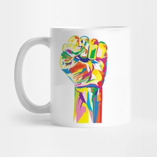 Left fist Mug